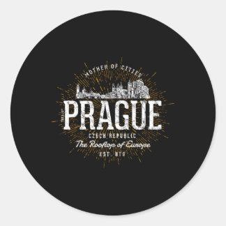 Tsjechië Praag Ronde Sticker