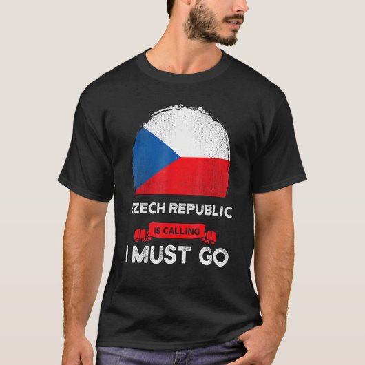 Tsjechië roept op tot Tsjechische vlag haar T-shirt (Voorkant)