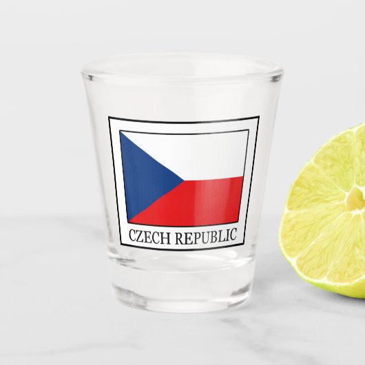 Tsjechië Shot Glas (Voorkant)