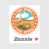 Tsjechië Sticker (Vel)