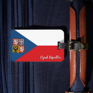 Tsjechisch Bagagelabel, Tsjechische vlaggenpatriot Bagagelabel
