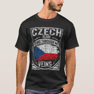 Tsjechisch bloed loopt door mijn dierenartsen t-shirt