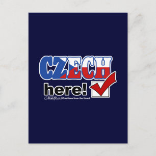Tsjechisch hier (donker) briefkaart