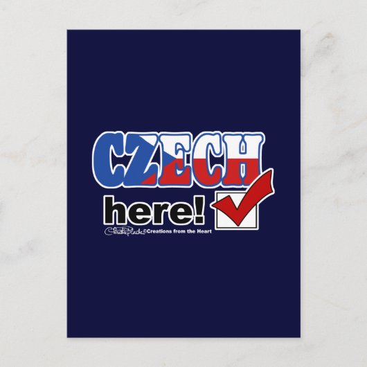 Tsjechisch hier (donker) briefkaart (Voorkant)