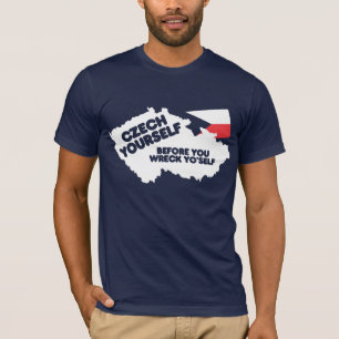 Tsjechisch jezelf t-shirt