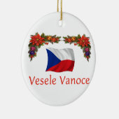 Tsjechisch kerstfeest keramisch ornament (Rechts)