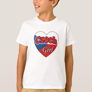 Tsjechisch meisje t-shirt