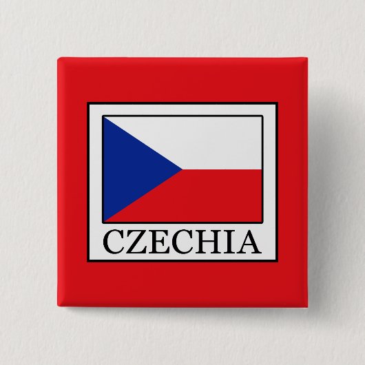 Tsjechisch Vierkante Button 5,1 Cm (Voorkant)