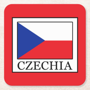 Tsjechisch Vierkante Kartonnen Onderzetter