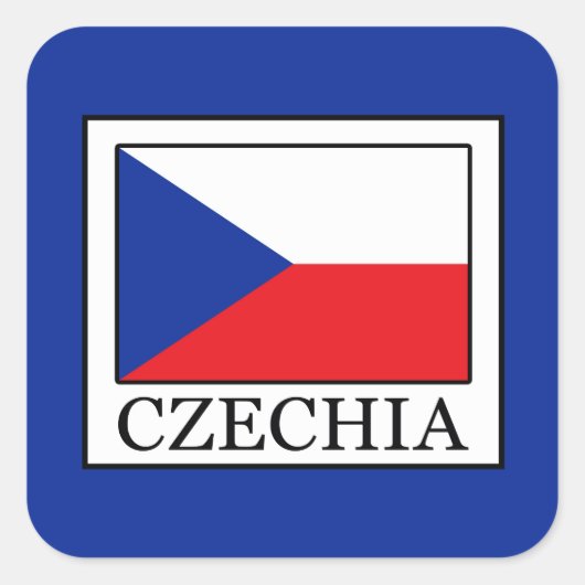 Tsjechisch Vierkante Sticker (Voorkant)