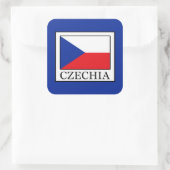 Tsjechisch Vierkante Sticker (Tas)