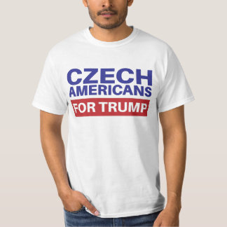Tsjechische Amerikanen voor Trump - Verkiezingen 2 T-shirt