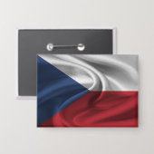 Tsjechische Button (Voorkant / Achterkant)