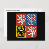 tsjechische embleem briefkaart (Voorkant / Achterkant)