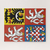 tsjechische embleem legpuzzel (Horizontaal)