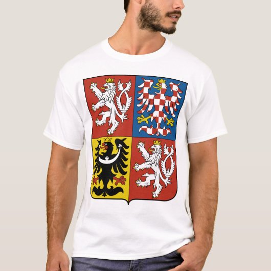 tsjechische embleem t-shirt (Voorkant)