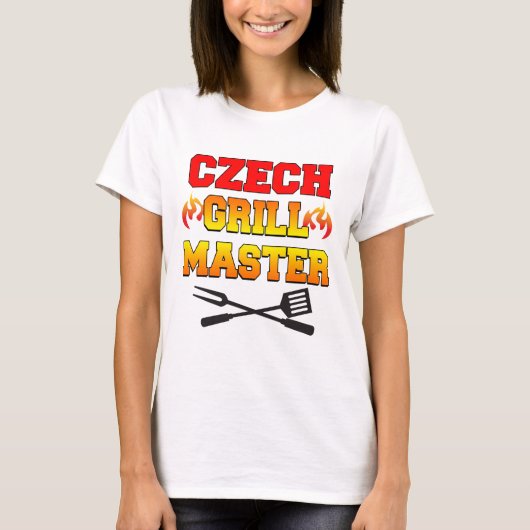 Tsjechische grill-master t-shirt (Voorkant)