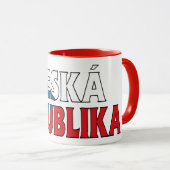 Tsjechische koffiebeker mok (Voorkant rechts)