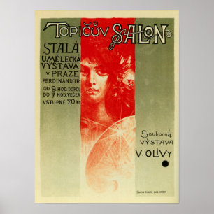  Tsjechische Kunstsalon in Praag Poster