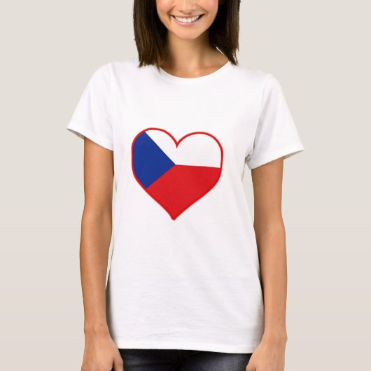 Tsjechische liefde t-shirt (Voorkant)