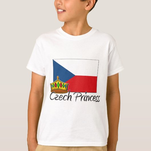 Tsjechische prinses t-shirt (Voorkant)