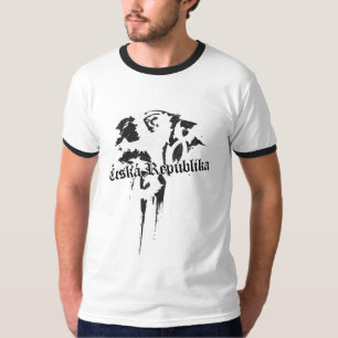 Tsjechische Republiek grunge T-shirt