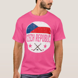 Tsjechische Republiek IJshockey Vlag Trui Supporte T-shirt