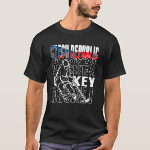 Tsjechische Republiek IJshockeyfans Tsjechisch Ho T-shirt