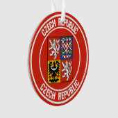 Tsjechische Republiek Ronde Emblem Ornament (voorkant)