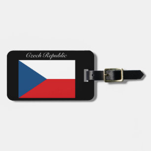 Tsjechische Republiek Vlag - Ceska Republika Bagagelabel