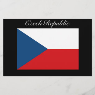 Tsjechische Republiek Vlag - Ceska Republika Briefpapier