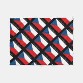 Tsjechische Republiek Vlag - Ceska Republika Fleece Deken (Voorkant (Horizontaal))