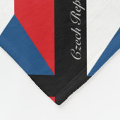 Tsjechische Republiek Vlag - Ceska Republika Fleece Deken (Hoek)