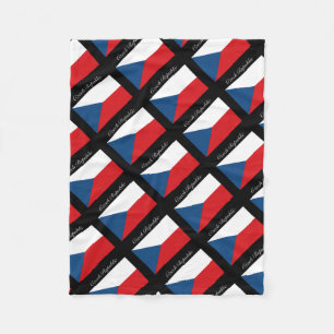 Tsjechische Republiek Vlag - Ceska Republika Fleece Deken
