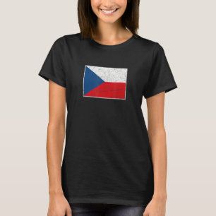 Tsjechische Republiek vlag met Tsjechisch nationa T-shirt