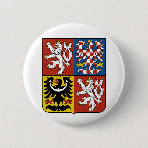 Tsjechische Republiek wapenstilstand CZ Ronde Button 5,7 Cm