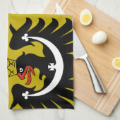 Tsjechische Republiek wapenstilstand Theedoek (Quarter Fold)