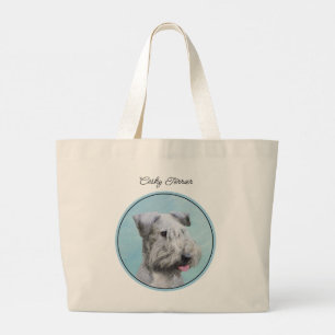 Tsjechische Terriër Schilderij Mooie Originele Hui Grote Tote Bag