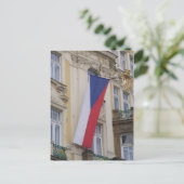 tsjechische vlag briefkaart (Staand voorkant)