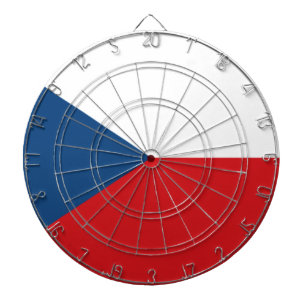 Tsjechische vlag dartbord