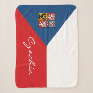 Tsjechische Vlag Deken, patriottisch, Tsjechië Sherpa Deken