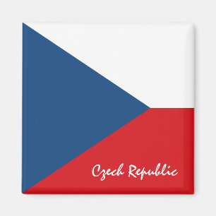 Tsjechische vlag en Tsjechische feestdagen/sportfa Magneet