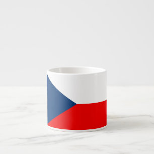 Tsjechische vlag espresso kop