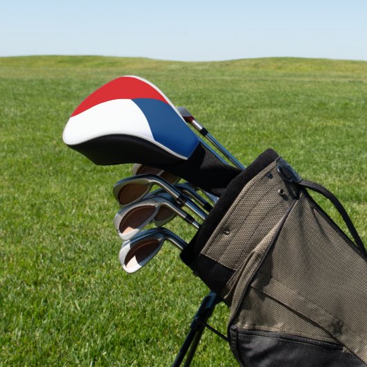 Tsjechische vlag golfheadcover (Insitu)