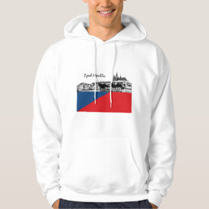 Tsjechische Vlag Hoodie, Tsjechië, Praag / Hradcan Hoodie