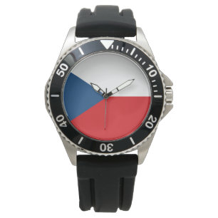 Tsjechische vlag horloge