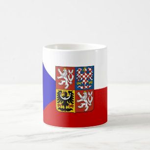 Tsjechische vlag koffiemok