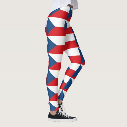 Tsjechische vlag leggings (Rechts)