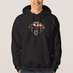 Tsjechische Vlag Leonberger Hond Tsjechië Zak Hoodie