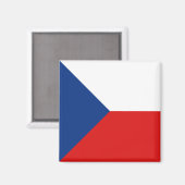 Tsjechische Vlag Magneet (Voorkant / Achterkant)